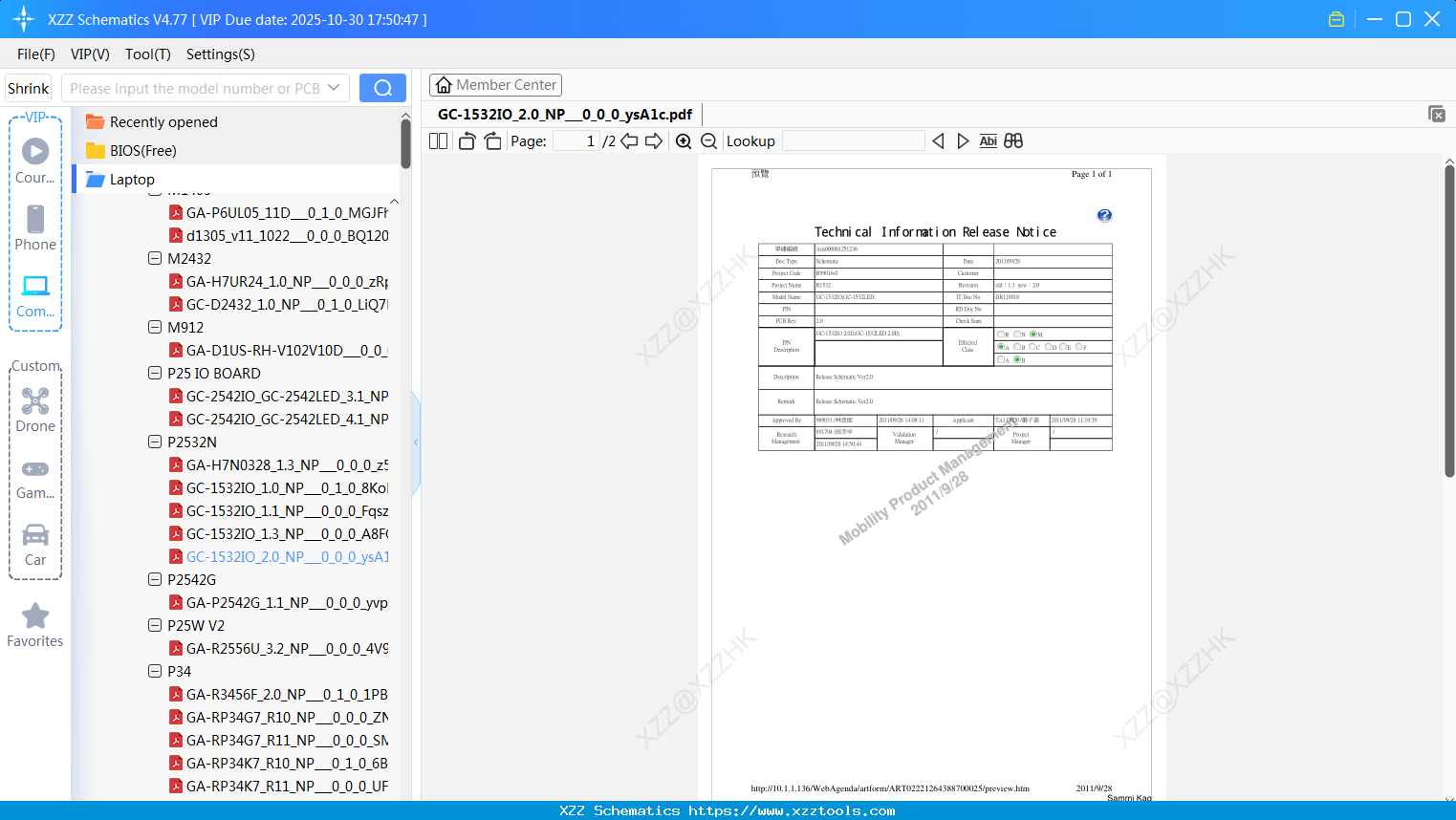 Laptop Gigabyte GC-1532IO_2.0_NP_0_0_0_ysA1c